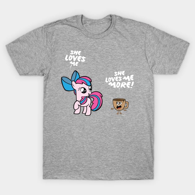 Amazed Coffee with Unicorn T-Shirt by FamiLane